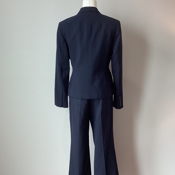Anne Klein Suit Separates Petite Navy 3pc Suit - Jacket/Trousers/Sheath Dress - Picture 10 of 14